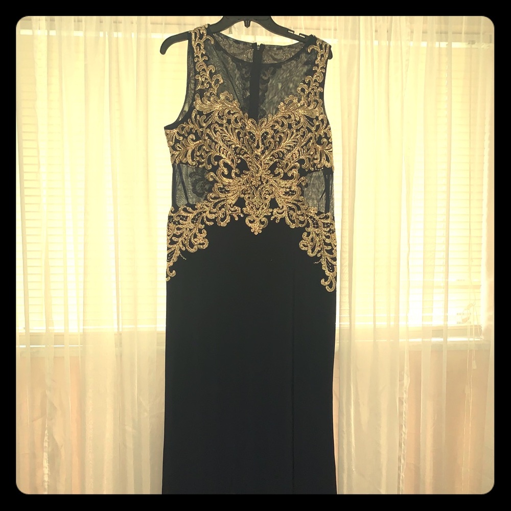 Navy gown